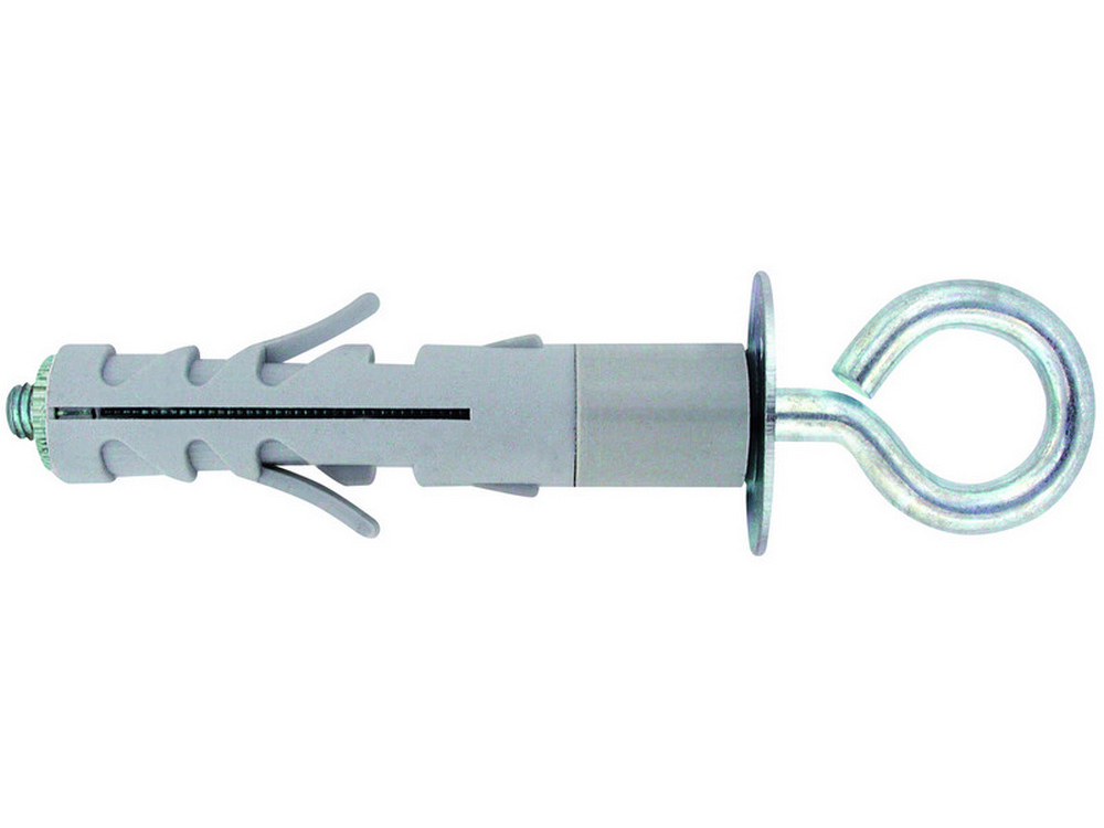 cf tassello tal con occhiolo chiuso m5 100 pz. mm. 12x57 cod:ferx.vit40495