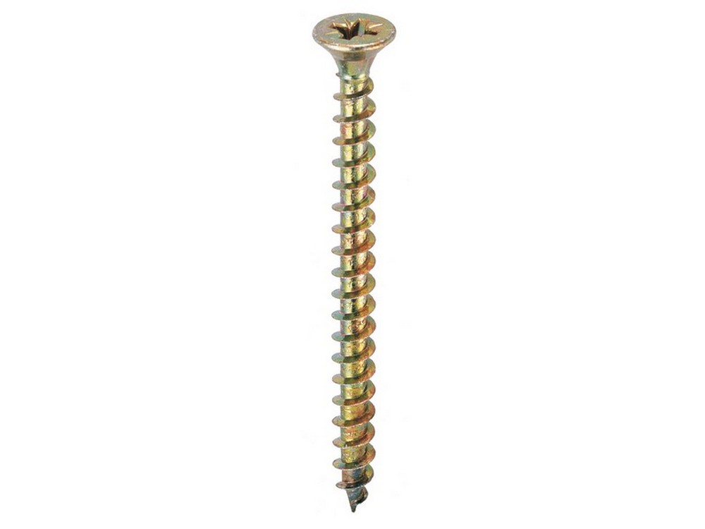 100pz vite truciolare tsp zincata gialla mm.6x200 cod:ferx.vit44353