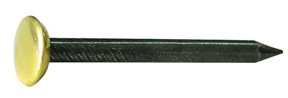 cf chiodo in acciaio con testa in ottone pz.100 mm. 2x25 cod:ferx.vit21174