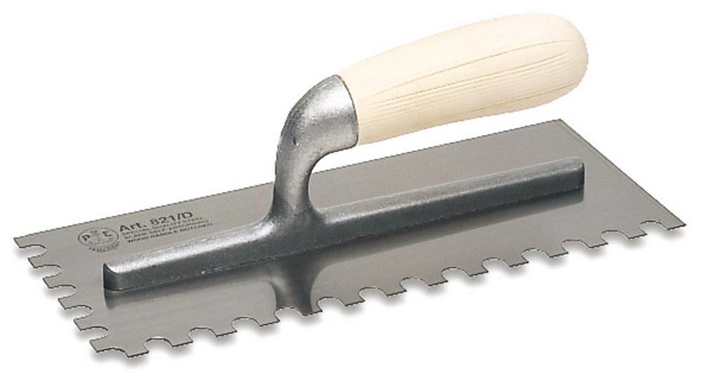 6pz frattazzo usa dentato superiore/sinistro art. 821/sd-sx cm. 28x12 dentatura mm. 5x7 cod:ferx.vit350