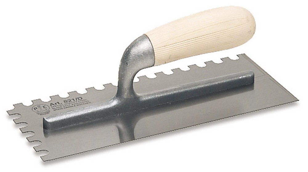 6pz frattazzo usa dentato superiore/destro art. 821/sd-dx cm. 28x12 dentatura mm. 5x7 cod:ferx.vit19360