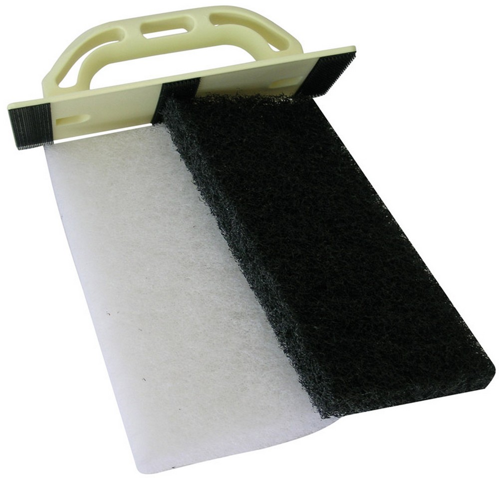 15pz tampone di ricambio per frattazzo fibra morbida (bianco) cod:ferx.vit17552
