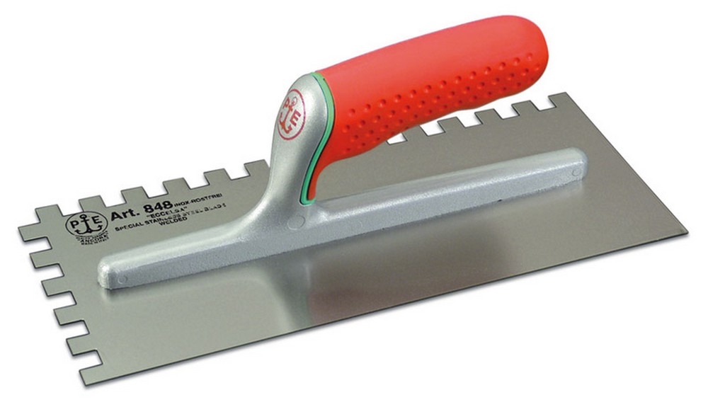 6pz frattazzo eccelsa dentato superiore/destro art. 848/d-dx cm.28x12 dentatura mm. 5x7 cod:ferx.vit26442