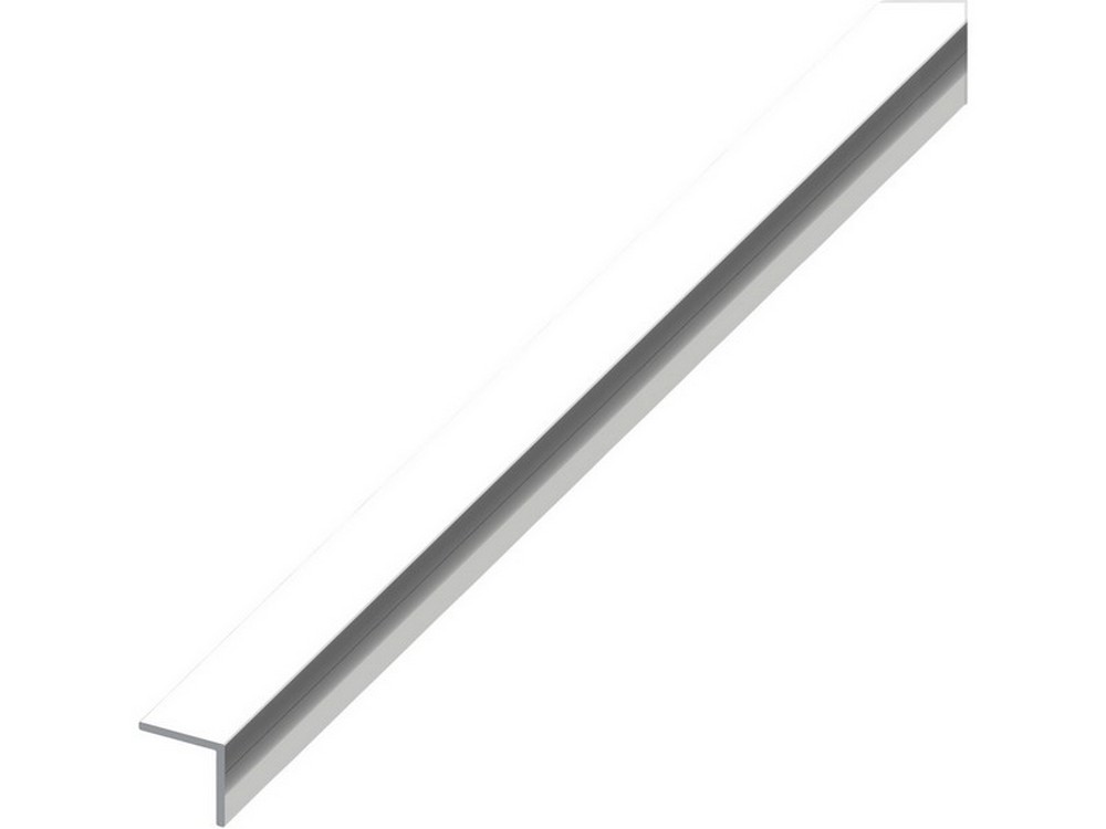 5pz profilo angolare alluminio argento cromato mm. 25x25x1 mt. 2 cod:ferx.vit53629