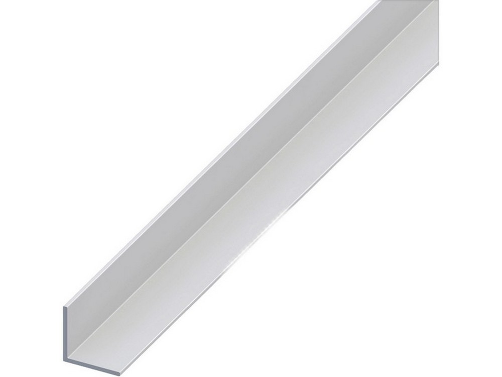 5pz profilo angolare alluminio argento satinato mm. 20x20x1 mt. 2 cod:ferx.vit53650