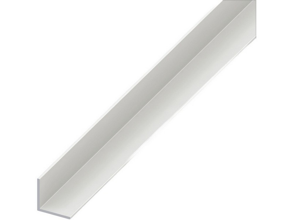 5pz profilo angolare alluminio bianco mm. 20x20x1 mt. 2 cod:ferx.vit53656