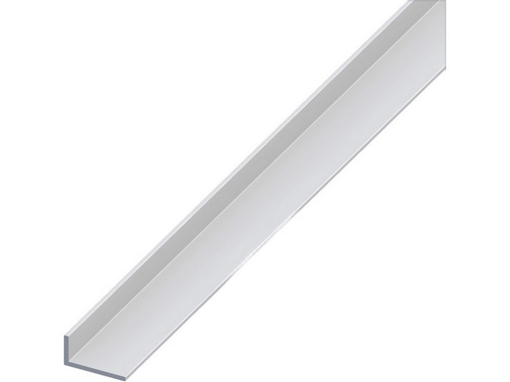 5pz profilo angolare alluminio (lati disuguali) argento satinato mm. 40x15x1,5 mt. 2 cod:ferx.vit53610