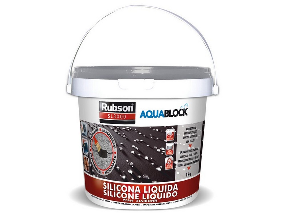 silicone acrilico liquido rubson sl3000 kg.1 cod:ferx.vit51309
