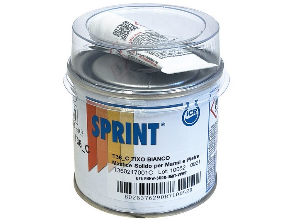 18pz stucco per marmo bianco ml. 125 cod:ferx.vit24396