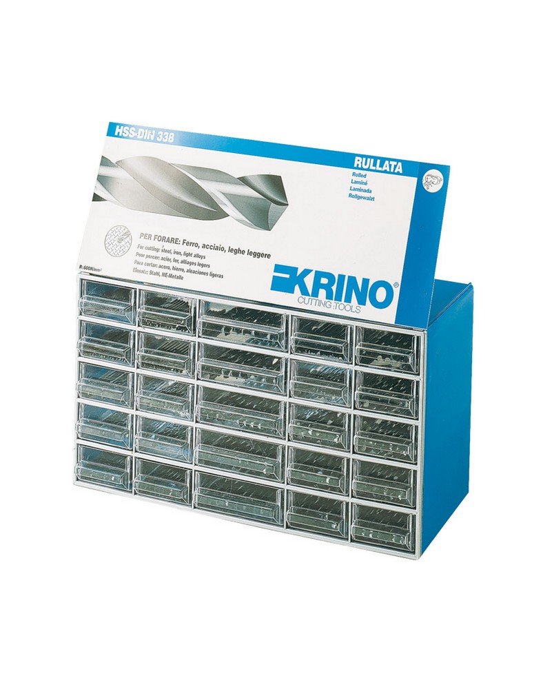 punte per metallo in espositore 610 pz. cm. 39x15x22 h cod:ferx.vit15620