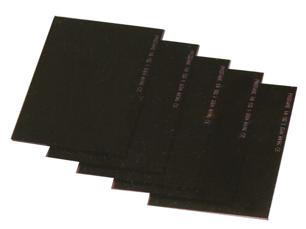 100pz vetro inattinico per saldatura din 11 mm. 75x98 cod:ferx.vit7290