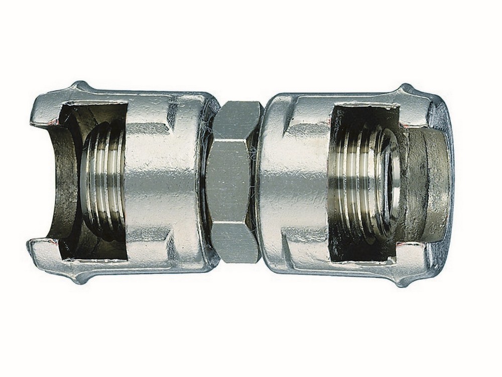 10pz raccordo di giunzione per compressori 2 dadi fresati cod:ferx.vit8163