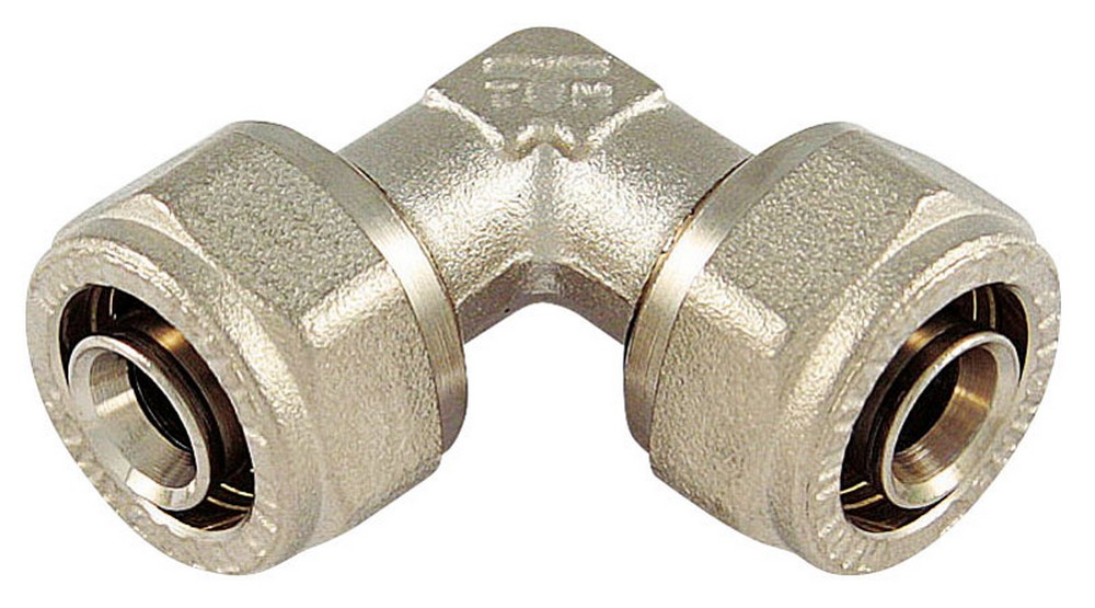 10pz raccordo per tubo multistrato curvo doppio mis. 16x16 cod:ferx.vit28975