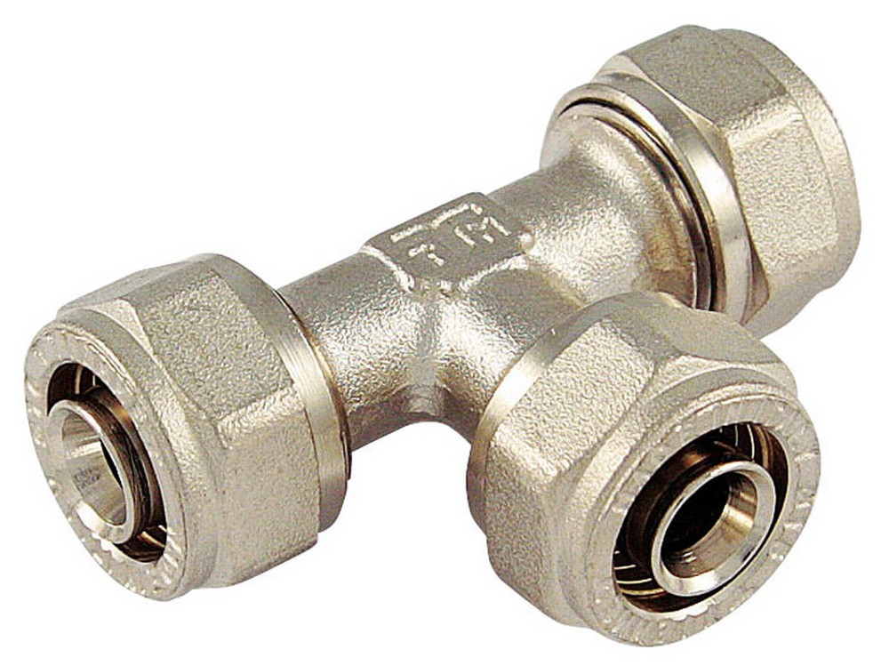 5pz raccordo per tubo multistrato a t mis. 16x16x16 cod:ferx.vit28982