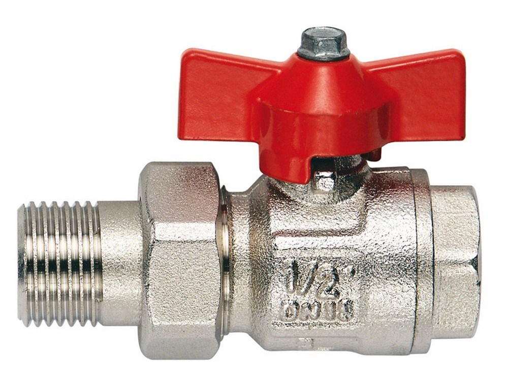 8pz valvola a sfera ideal in ottone per collettori m/f art. 098 mis. 1/2 cod:ferx.vit6744