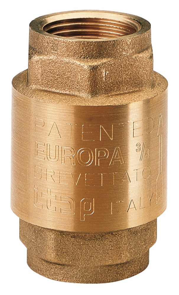 8pz valvola di ritegno in ottone europa art. 100 mis. 3/4 cod:ferx.vit1492
