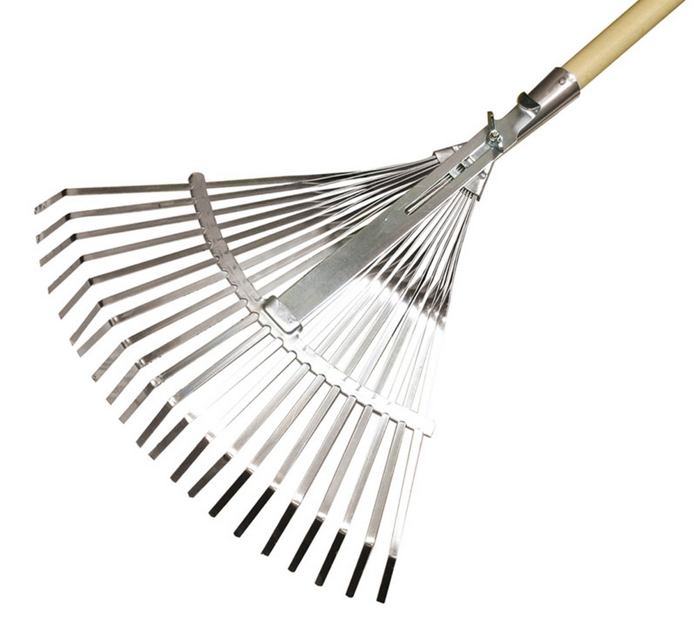 5pz scopa per foglie con attacco conico 21 denti regolabili cod:ferx.vit12554