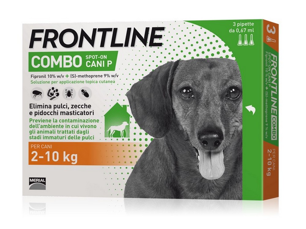 antiparassitario combo per cani 2¸10 kg. (cf. 3 pipette) cod:ferx.vit33697
