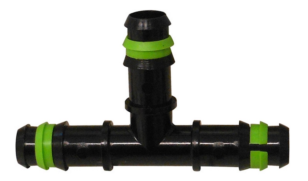 100pz raccordo a tee giunzione per tubo ala con anelli mm. 16x16x16 cod:ferx.vit31127