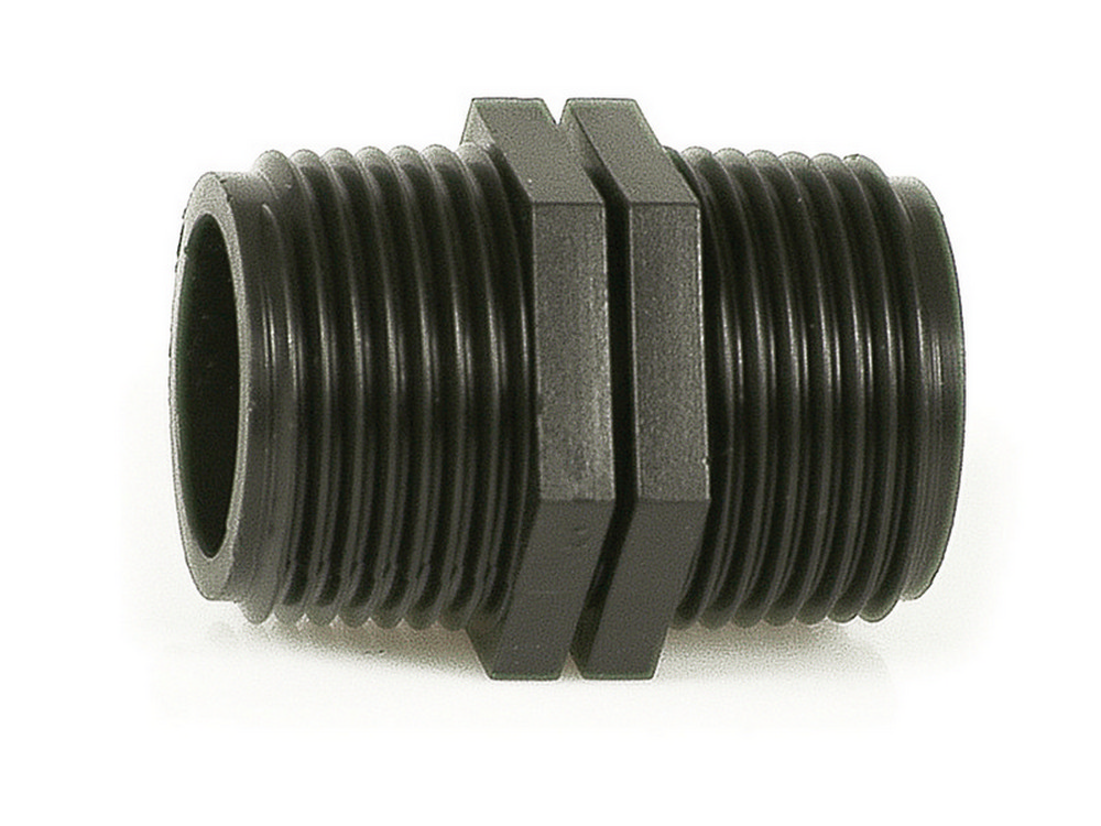 50pz raccordo filettato nipplo per tubo in polietilene mis. 1.1/4 cod:ferx.vit41870