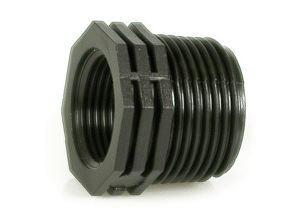 50pz raccordo filettato riduzione per tubo in polietilene mis.1.1/4x1 cod:ferx.vit41885