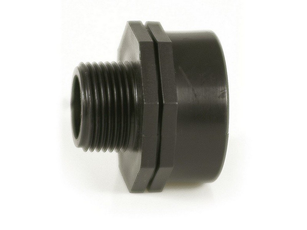 50pz raccordo filettato maggioratore per tubo in polietilene mis. 3/4x1 cod:ferx.vit41889