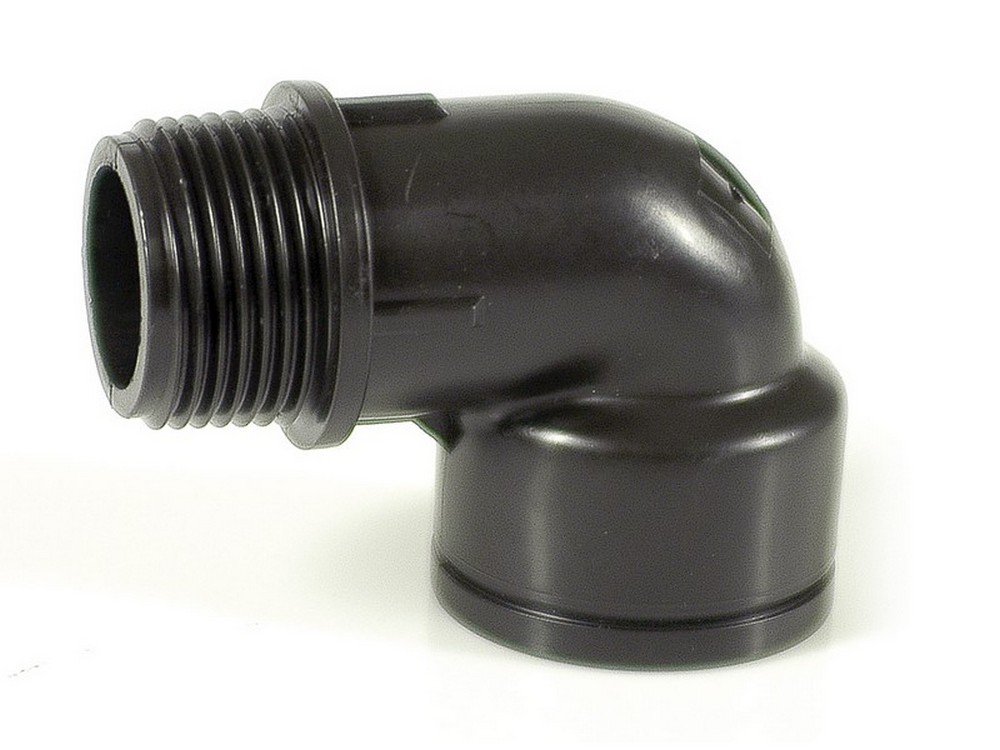 100pz raccordo filettato a gomito per tubo in polietilene m/f mis. 1/2x1/2 cod:ferx.vit41908