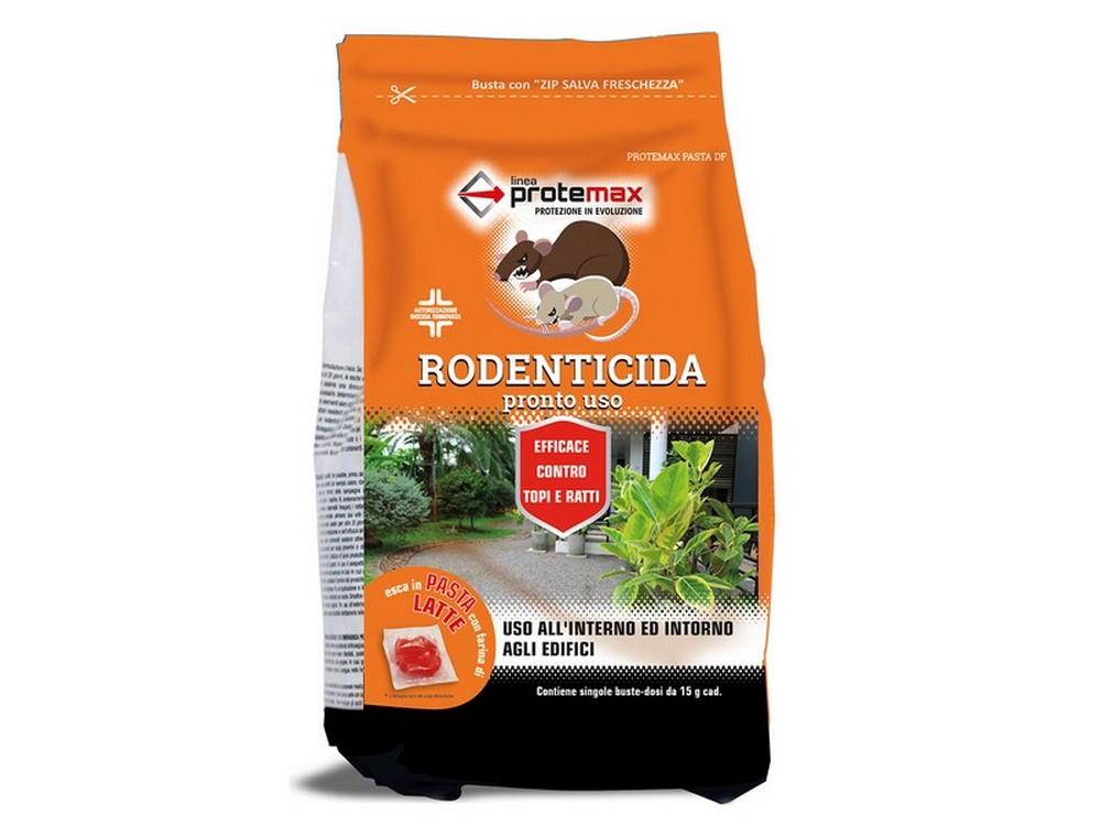 8pz esca topicida in pasta rossa 1 busta kg. 1,53 (buste dosi da gr. 15) cod:ferx.vit46145