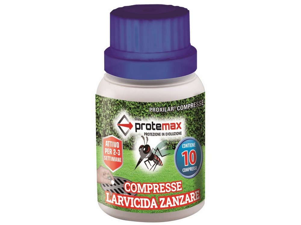 Image of 16pz insetticida compresse larve e zanzare barattolo 10 compresse cod:ferx.vit54012