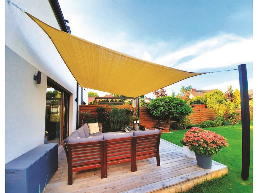 vela ombreggiante rettangolare col. beige mt. 3x4 cod:ferx.vit52068