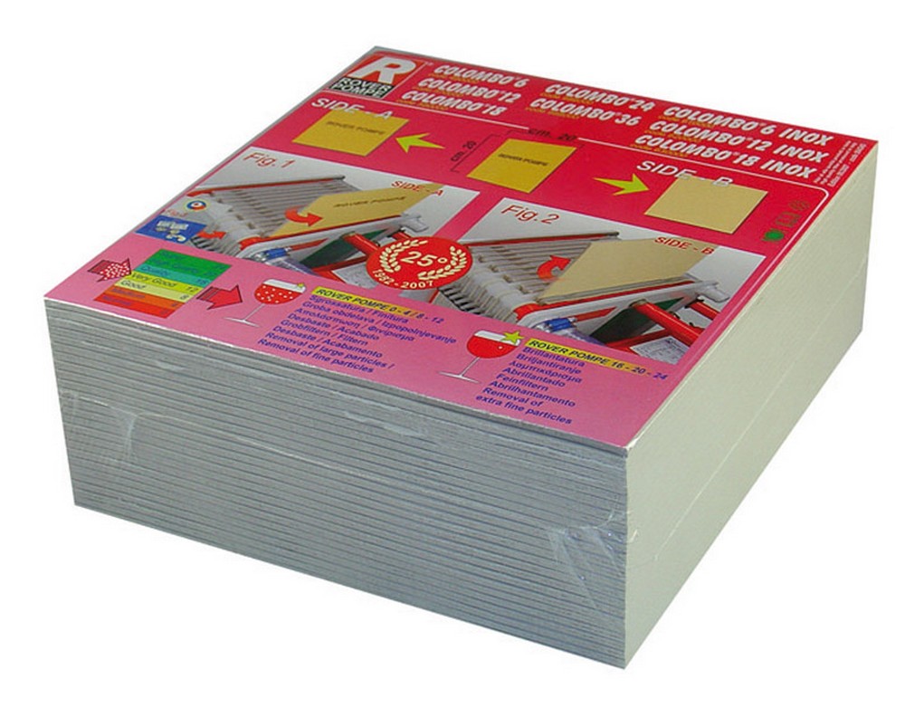 25pz filtro per elettropompe colombo grado di filtraggio 4 cod:ferx.vit20572