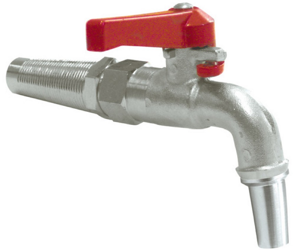 10pz rubinetto a sfera per botte con becco mm. 12 cod:ferx.vit6923