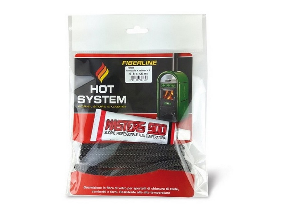 6pz kit guarnizione tonda per stufa+silicone ï mm.10x1,5 mt. cod:ferx.vit45812