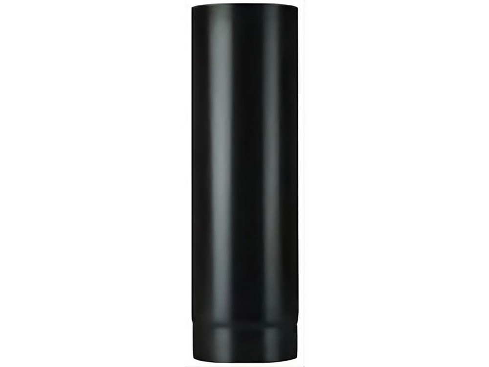 tubo per stufa a legna porcellanato plus light col. nero opaco ï cm. 12x 50 cod:ferx.vit55082