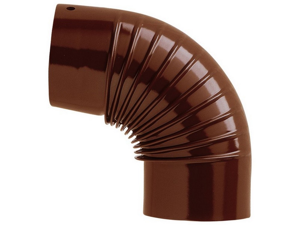 12pz gomito 90¦ per stufa a legna porcellanato classic col. marrone ï cm. 12 cod:ferx.vit55033