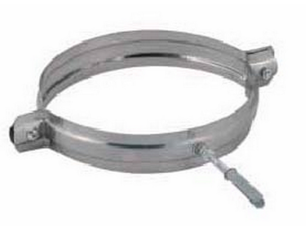10pz collare inox per tubi vite e tassello ï cm.10 cod:ferx.vit41313