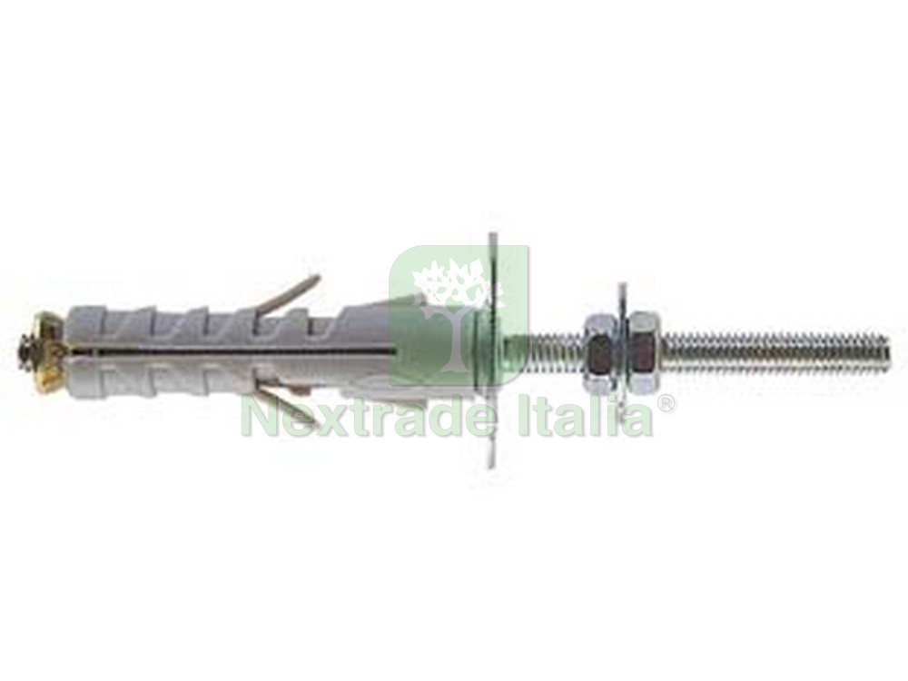 50PZ TASSELLO IN NYLON CON VITE DOPPIA "SB" SB 9 5 Ø MM.9X40 VITE Ø MM.4 MAX35: - Foto 2 di 3