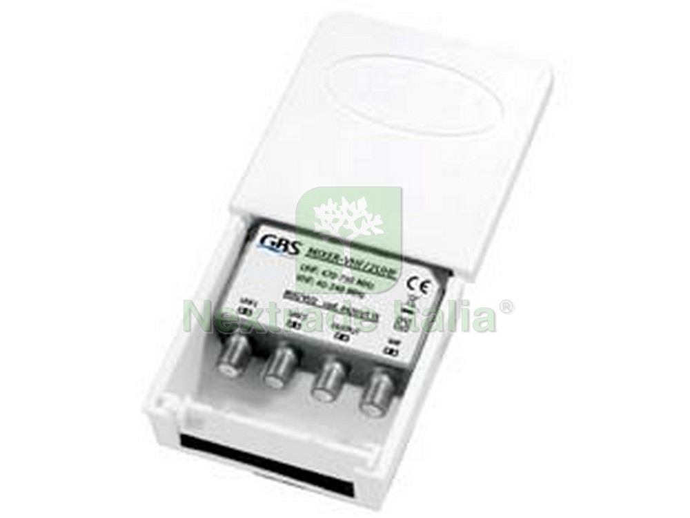 1BLISTER MISCELATORE VHF E 2 UHF ATTACCO F CON FILTRO LTE: - Foto 2 di 3