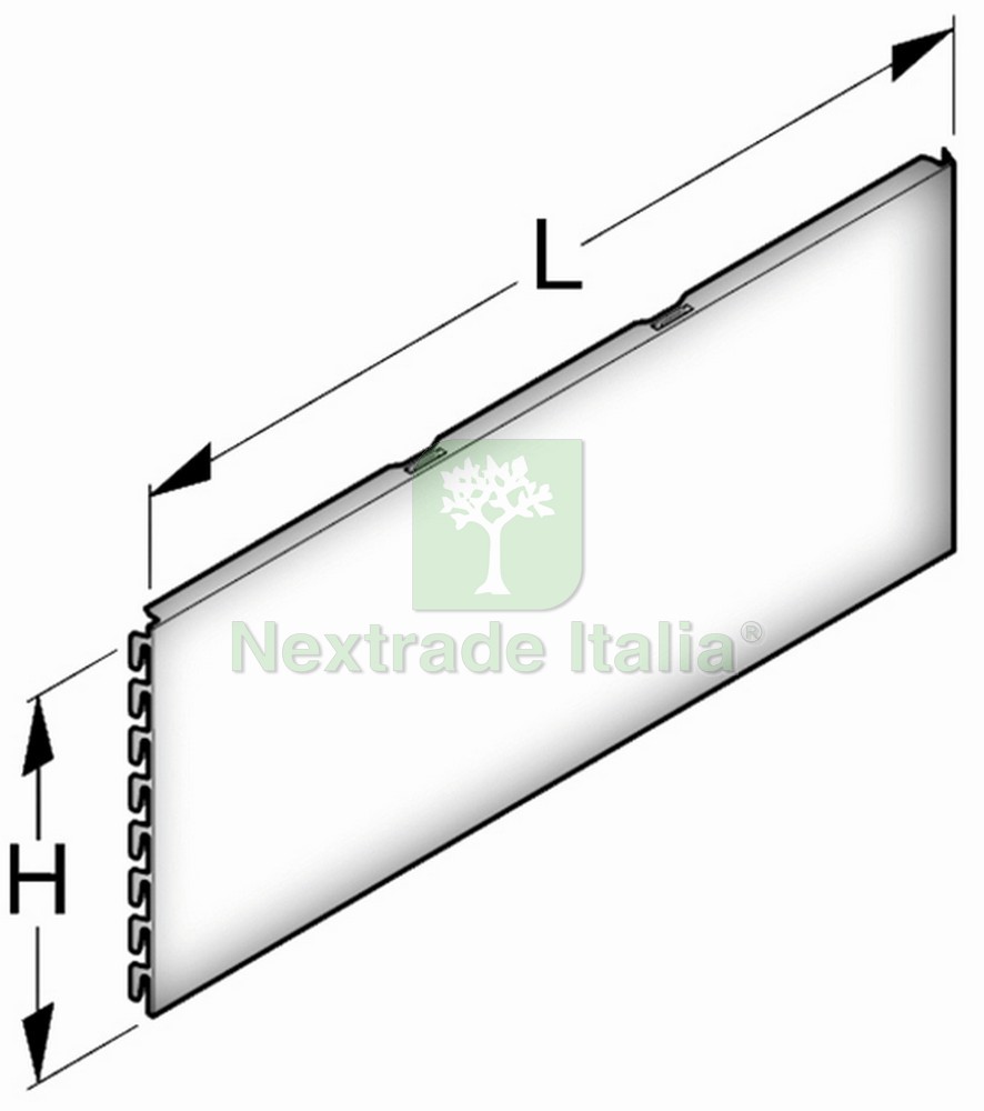 1PZ PANNELLO DI FONDO LISCIO CM. 100X40 H COL. BIANCO RAL9001: | eBay